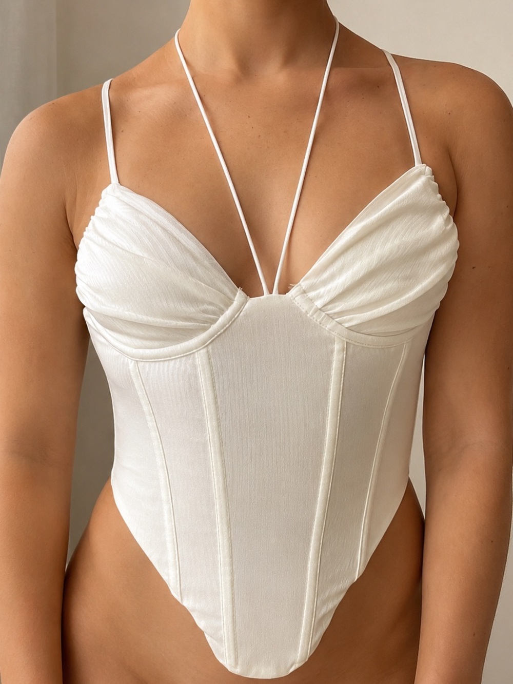 White fox boutique Corset top | Ruched Bust | Coquette | Going Out Top